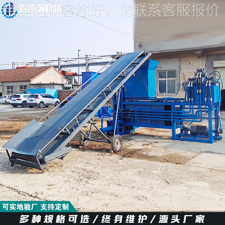 仓 储牧草打包机方捆贮饲草打捆 干湿两用卧机式小三缸压HCN青包