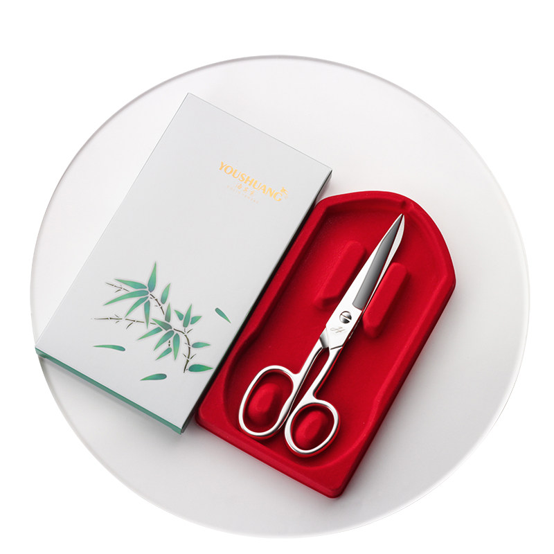 德国工业家用全钢小剪刀剪纸儿童圆头不锈钢小号便携学生手工剪子