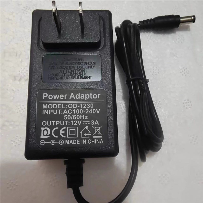 优冠点歌机c触摸屏电源适配器显示器通用KTV12V3A4A5A充电器线