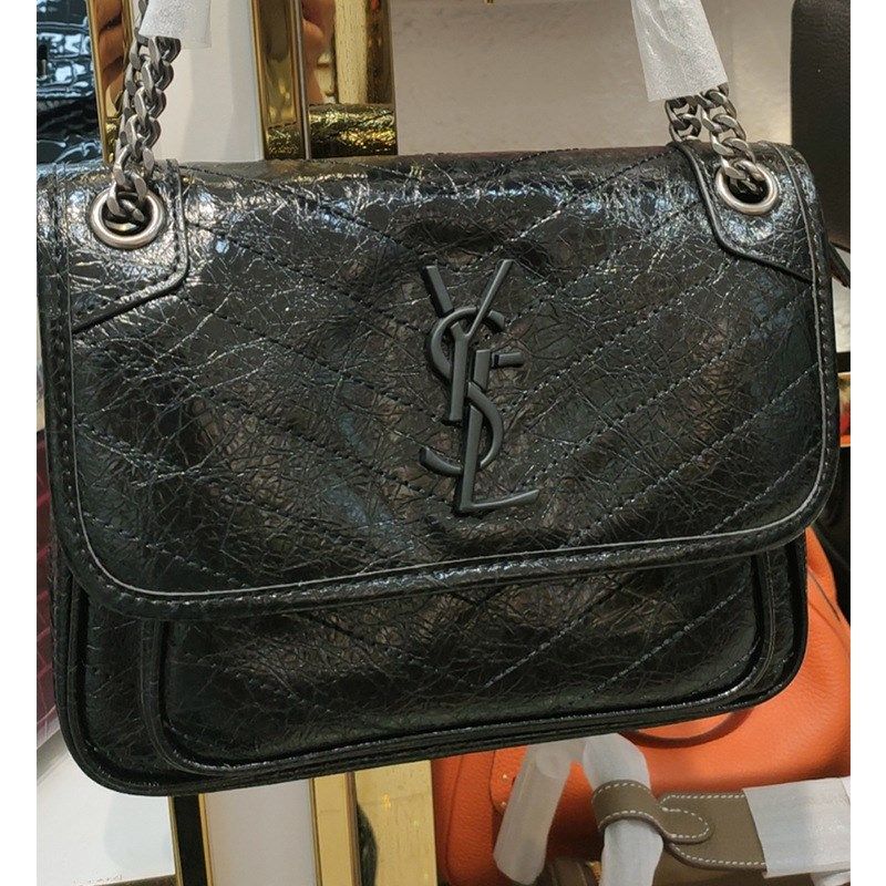 杨树林包包女2024新款真皮油蜡牛皮链条niki流浪包单肩斜挎邮差包,运动包/户外包/配件,单肩背包,淘宝优惠券,粉丝福利购,淘宝优惠卷