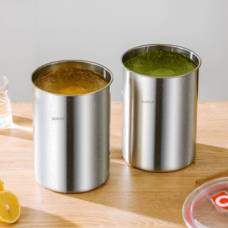 绵绵冰砖专用桶加厚不锈钢刨冰机雪粉桶商用摆摊保冷冰柱圆形模具