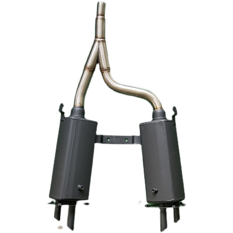 公路赛摩托车排气管机车配件国产H2F跑车改装不锈钢前段消声器尾