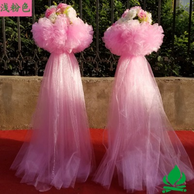 新款升降引路花/路引/铁s艺路引架/花架花柱花篮/雪纱路引婚庆道