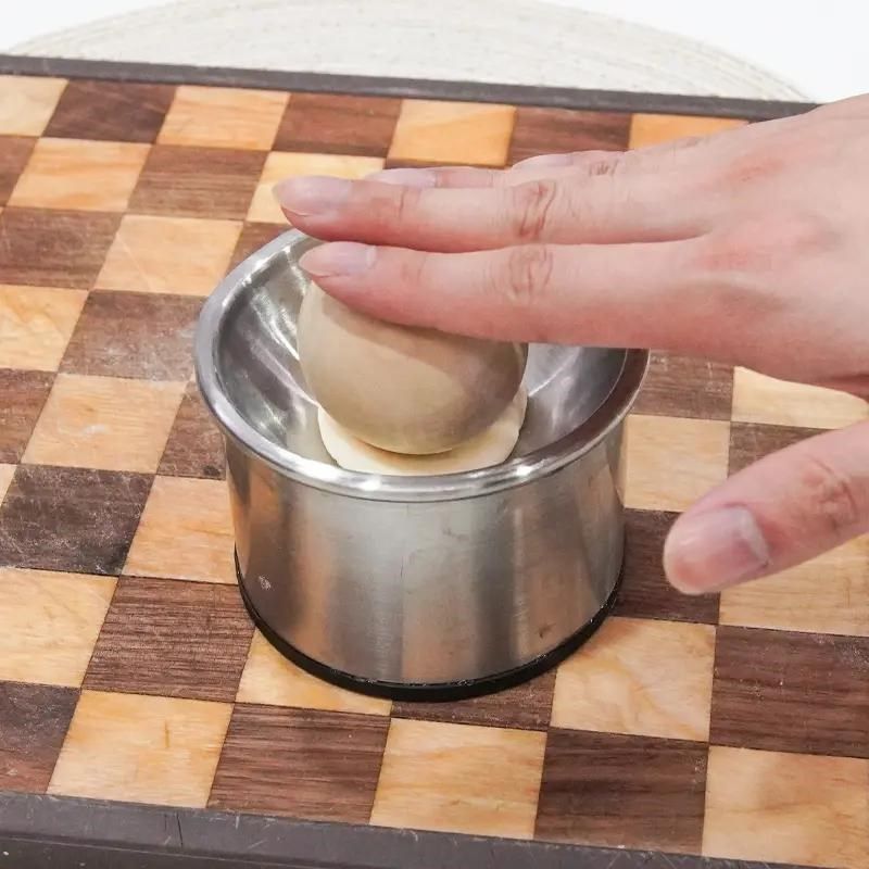 不锈钢压饺子皮器家用包水饺面皮滚球圆形工具饺子压皮模具