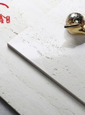 白色洞石卫生间瓷砖600x600A浴室哑光黄色小洞墙砖厕所洗手间地砖