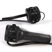 电动车转把右碟改装 通用调速把开关组合一体带RRD变速修复油门把