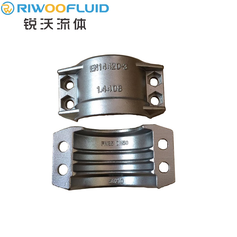 安全管夹不锈钢31i6304 EN14420-3/DIN2817抱箍卡箍管箍卡拉瓦半