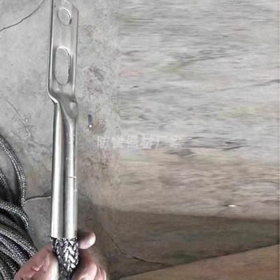 石墨接地线夹 铠甲石墨引下线铜鼻子非金属连接件水平固定件 接头