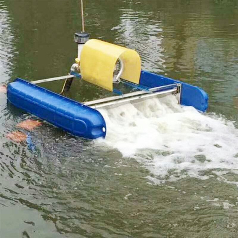 推流曝气机浮筒式推流曝气机养殖增氧电动曝气机