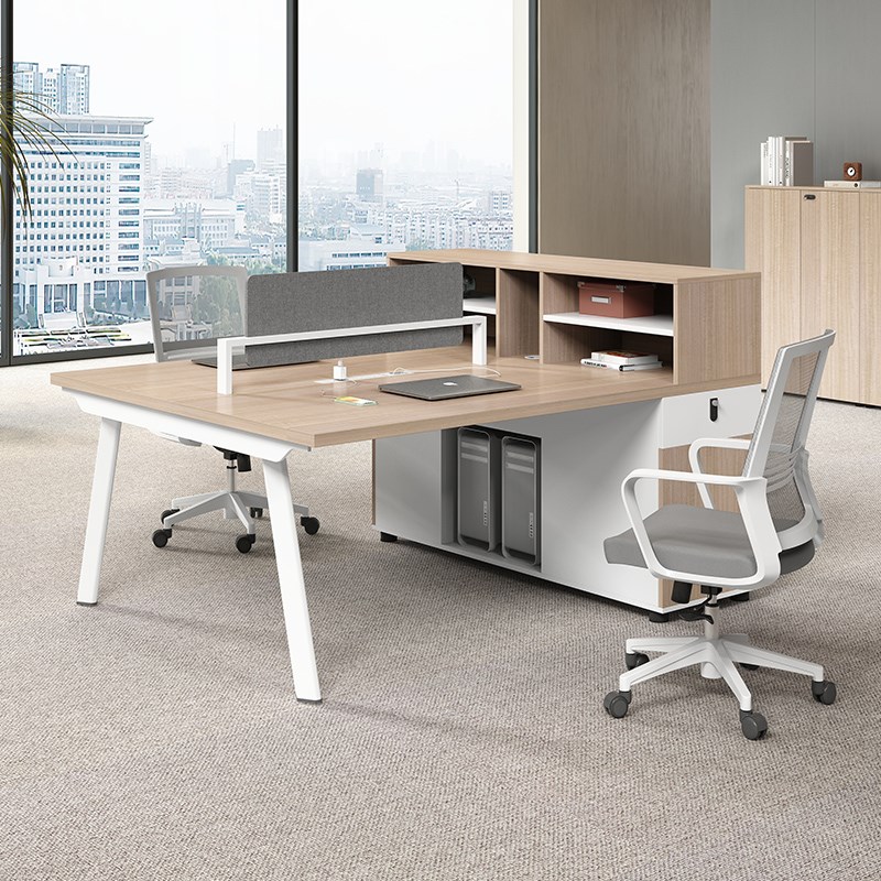 员工位办公桌椅组合职员屏风双四人财务卡座24人位办公室简约现代