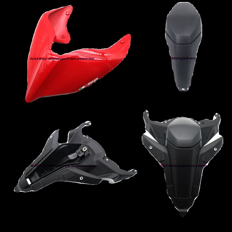 杜卡迪V4 V4S V2 V4R 街霸后尾灯支架 后尾板底座锁柜 固定后座