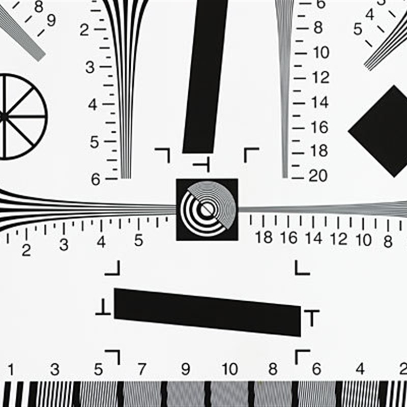 3nh ISO12233分辨率测试卡4000线增强型0.5,1,2,4,8倍