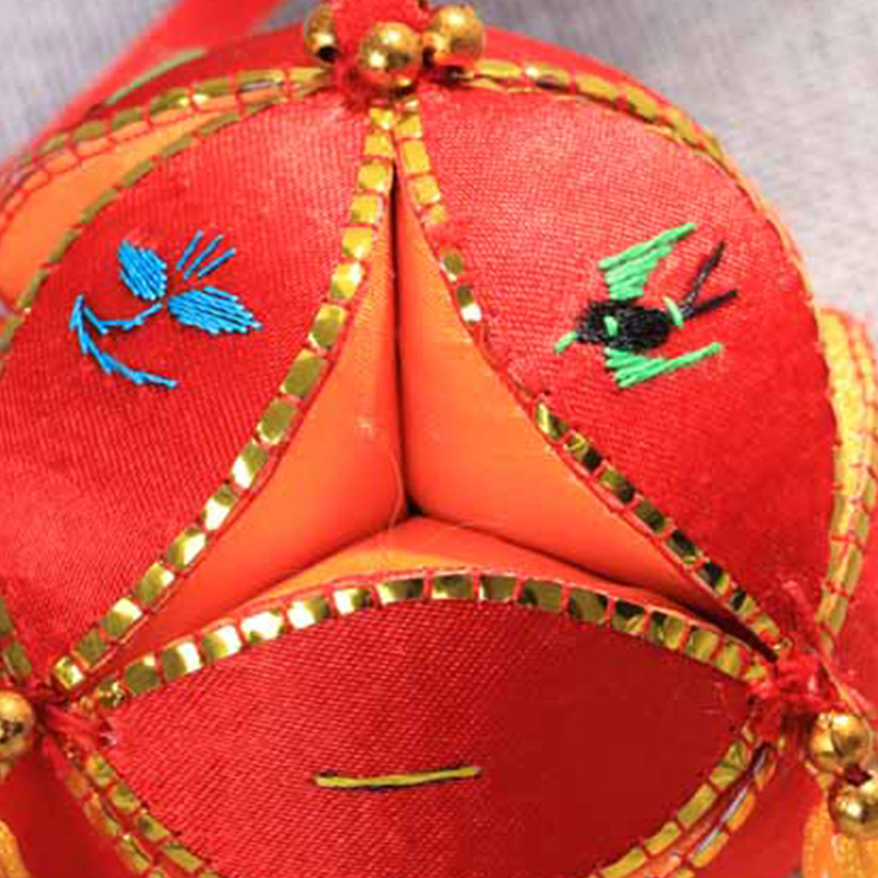 绣球12cm广西特产壮族特色纯手工民族工艺品高品质刺绣