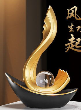 风生水起一帆风顺帆船摆件轻奢高档D客厅酒柜电视柜工艺品新家装