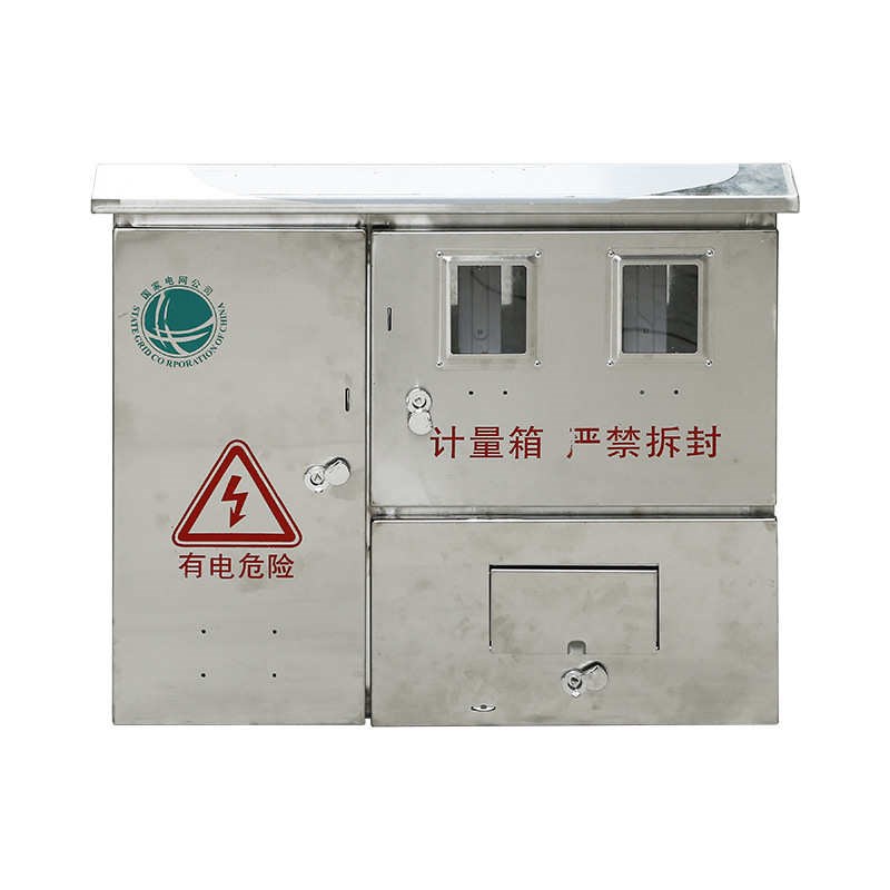 不锈钢304 三相两户电表箱 明装暗装电表箱 不锈钢两户电表箱