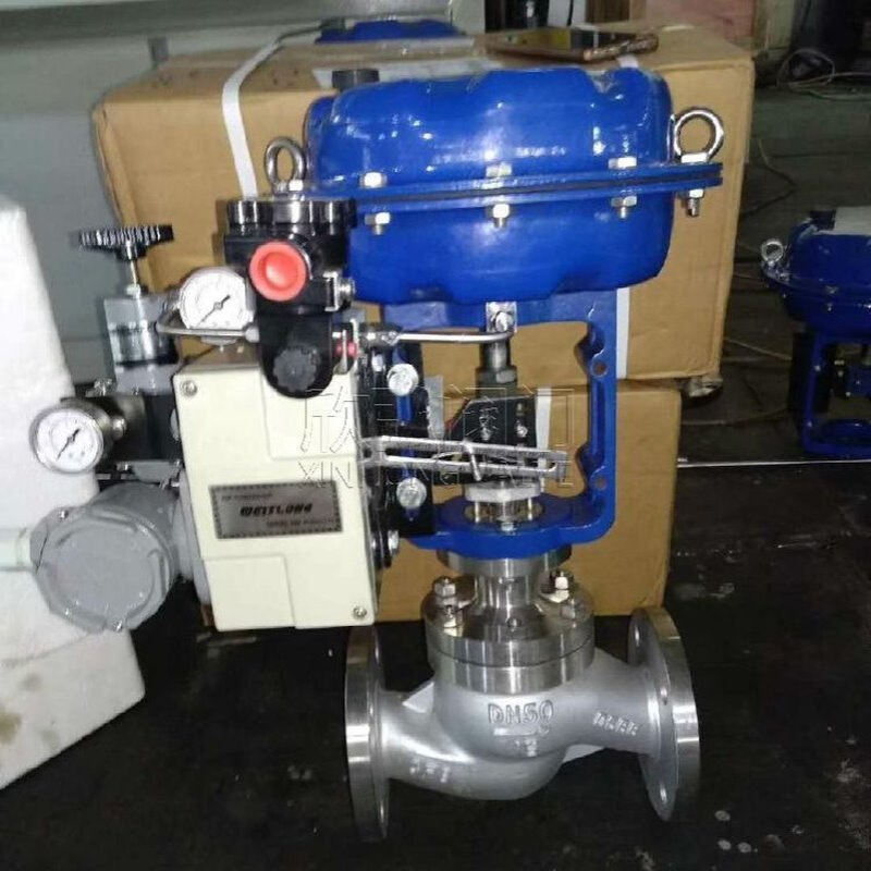 HCN气动笼式套筒调节阀 智能 活塞 薄膜 保温 欣弘阀门