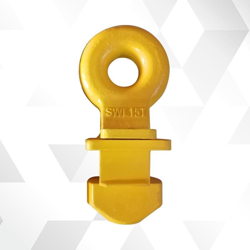 集装吊钩 锻起装重吊钩锁头合金钢造吊具TPK集装箱锁头箱集箱吊机
