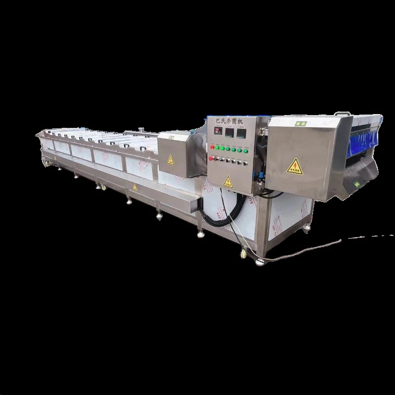 鱿鱼海星八爪鱼鱼皮鱿鱼腿等海鲜漂烫冷却线