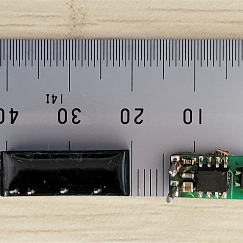 隔离电源模块,输入2-24V输出24V2w,D7mmx14mmx4mm,5倍电压范围