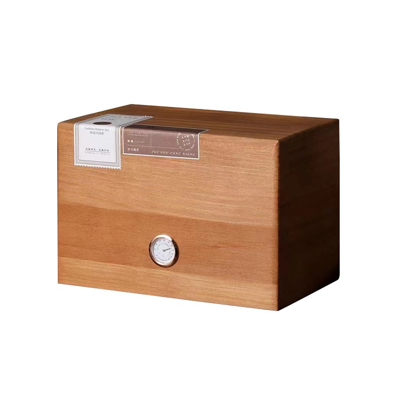 福鼎白茶寿眉白毫银针古树普洱散茶木盒老白茶包装盒空Z礼盒茶叶