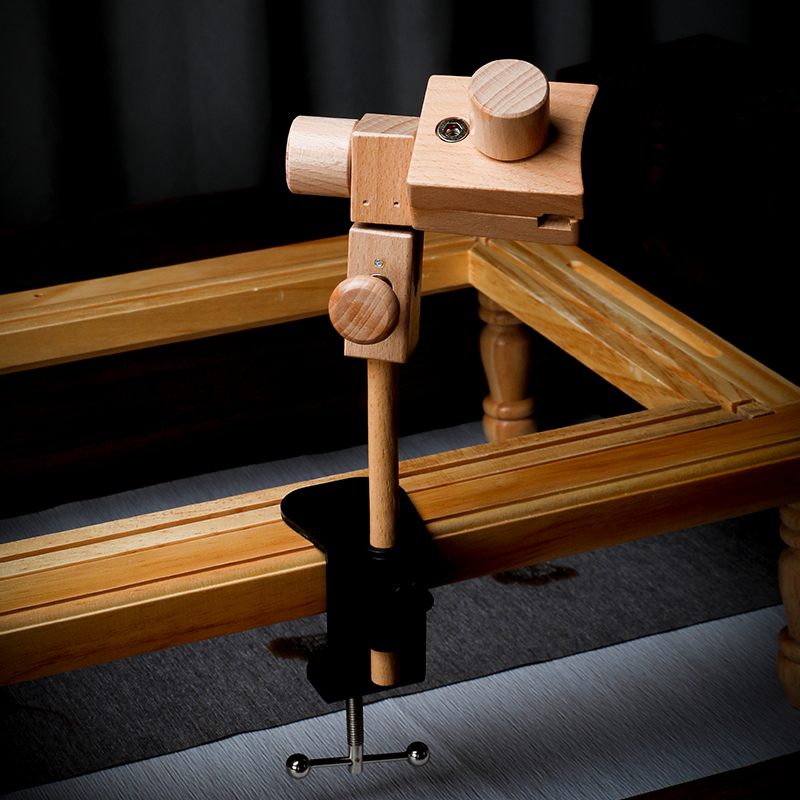 绣架绣绷支夹桌面法式绣架框固定夹手工diy刺绣工具十字绣桌边夹