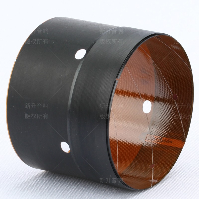 655mm低音音圈 进口玻纤骨架大功率铜I包铝扁线 65芯低音喇叭线