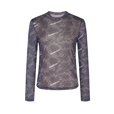 【时菲菲】商场同款春秋款亲肤百搭网纱打底衫N022A41224