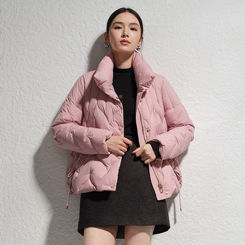 【时菲菲】商场同款冬季新品短款立领鹅绒服N1010A44924