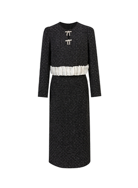 【时菲菲】商场同款春季新品重工烫钻两件套装N201A51562