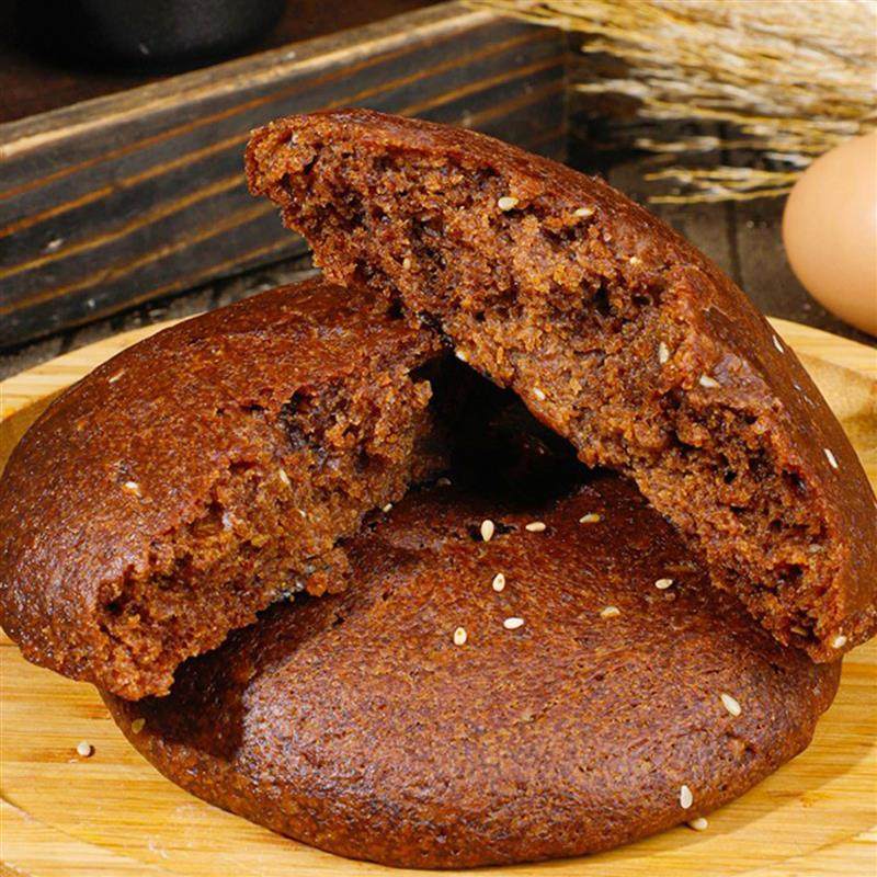 D山西大同丰镇红糖月饼传统老式胡麻油混糖月饼现烤红糖饼手工月