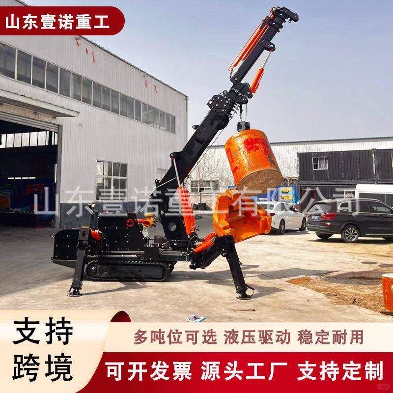 8吨10吨室内幕墙钢结构吊装工程用全地形蜘蛛吊起重机出口蜘蛛吊
