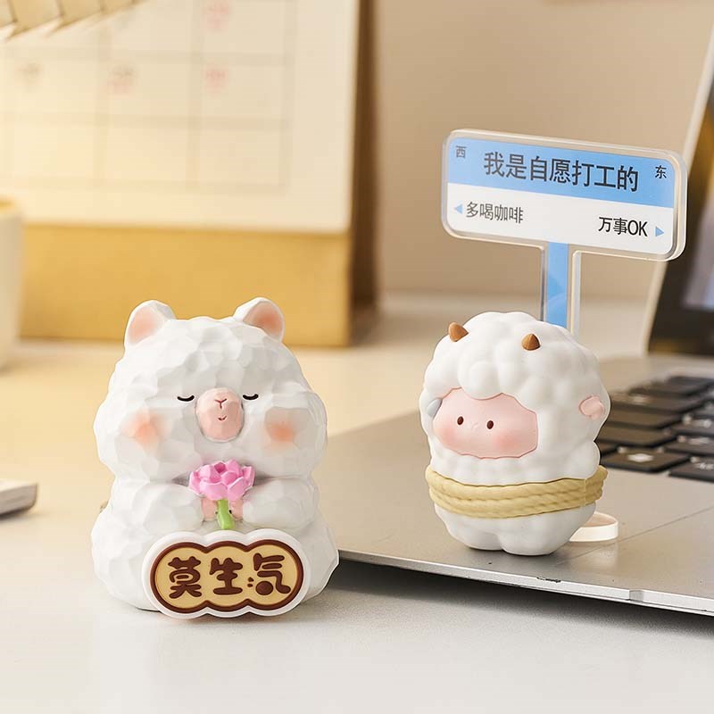 打工人上班发疯小摆件办公室女z生工位桌面装饰品情绪稳定神器礼
