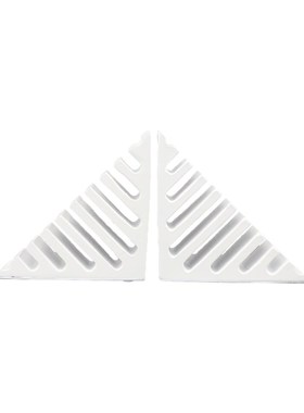 现代简约树脂三角形书挡书立摆件客厅书房玄关电视柜软.装家居饰