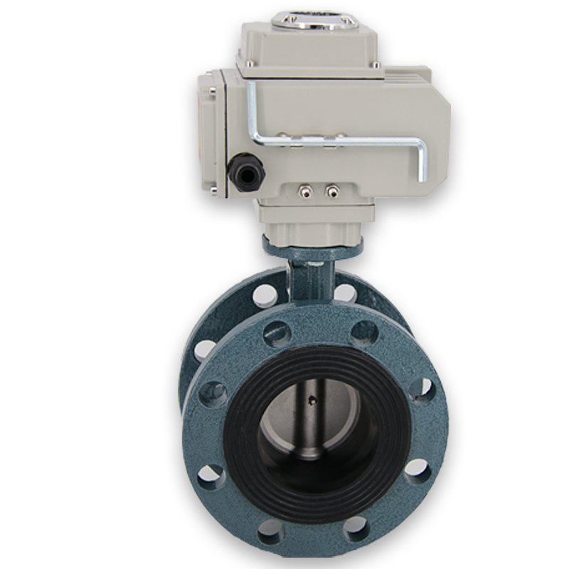 电动法兰蝶阀 D941X-16 电动软密封蝶阀 不锈钢W板开关型调节阀