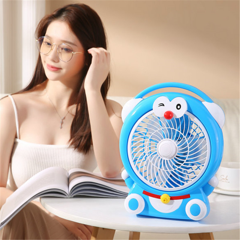 迷你小风扇e卡通可爱转页扇学生宿舍电扇台式电风扇办公室寝室床
