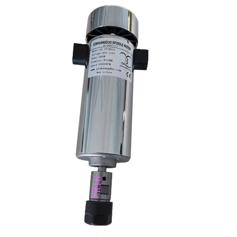 800W 风冷主轴1i10V直流 20000转 ER11 ER16 0.8KW高速雕刻机电机