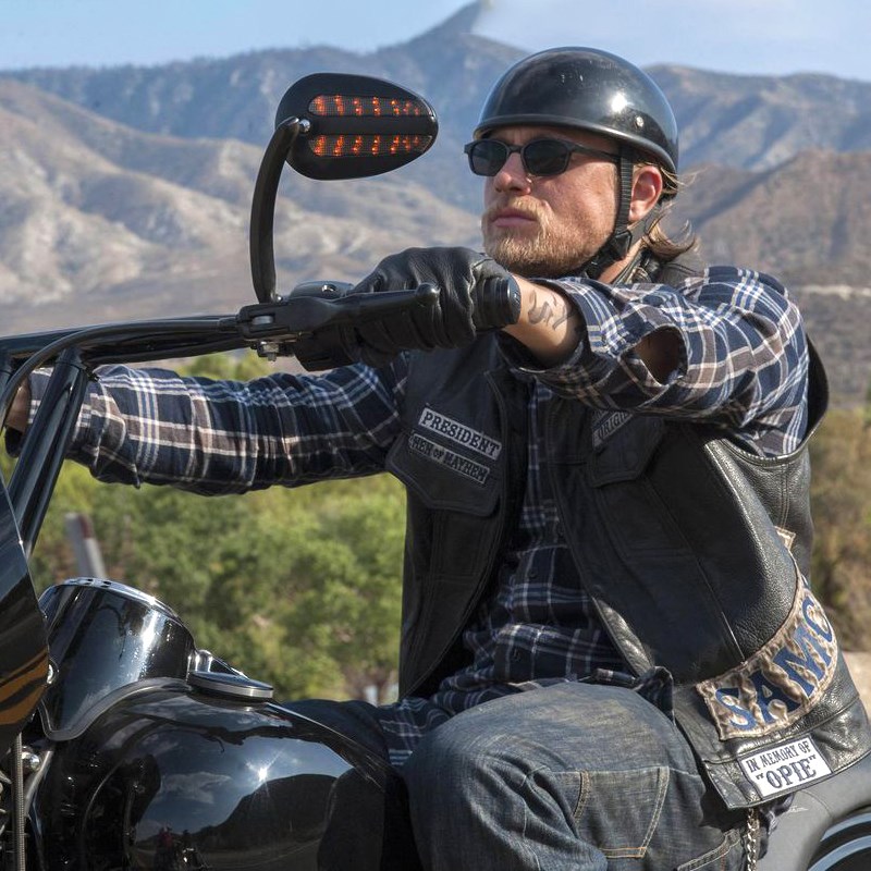 Rapusel哈雷风镜复古摩托车骑士E眼镜西海岸墨镜PB混乱之子遮阳镜