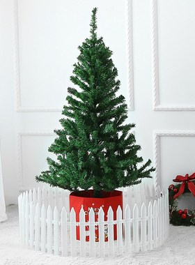 新款圣诞节装饰品1.5米150cm金/红E/蓝色圣诞树套餐LED发光带灯树