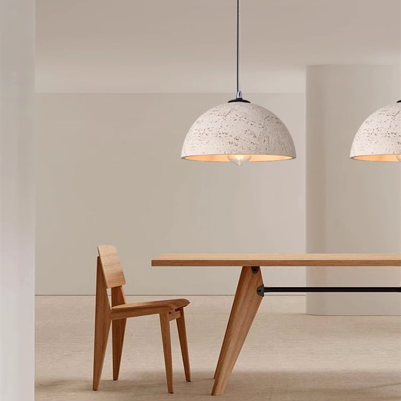 现代Wabi-Sabi风格餐厅吊灯覆古餐桌灯酒吧灯北欧极简主义设计师