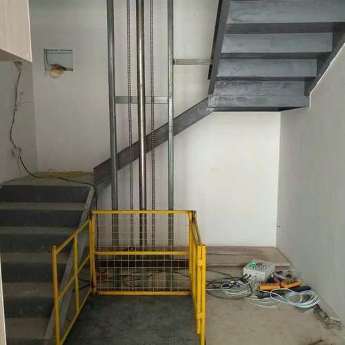 单轨升降货梯家用升降平台简易升降机铝合金升降平台双轨升降梯