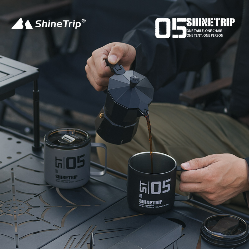 山趣户外便携露营杯304不锈钢