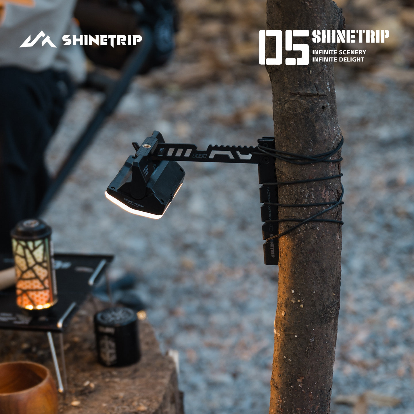 ShineTrip山趣户外瞬展灯架轻量化露营多功能挂钩1/4螺孔金属支架,户外/登山/野营/旅行用品,户外灯架,淘宝优惠券,粉丝福利购,淘宝优惠卷