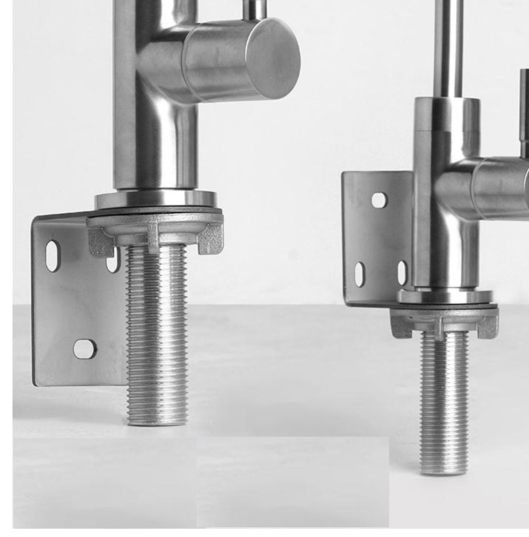 净水器水龙头固定底座配件免打孔安装支架厨房电热水龙头6分挂板