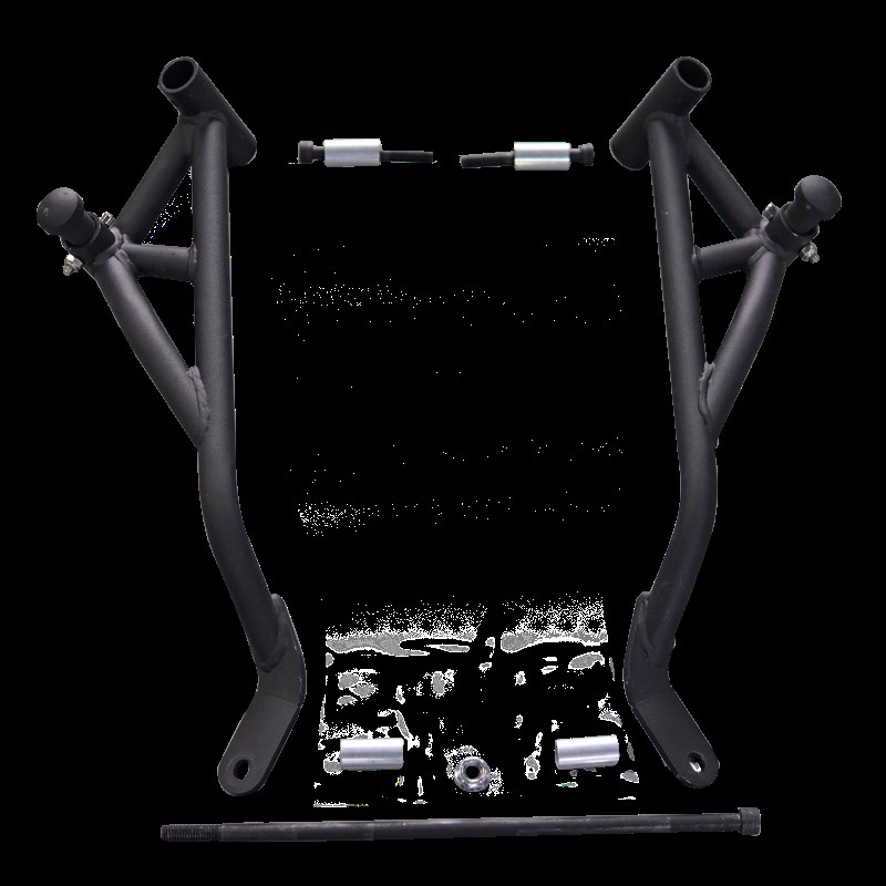 适用钱江赛600赛800赛921前保险杠GS550防摔护杠竞技杆改装配件