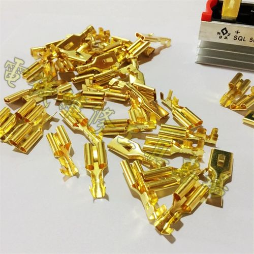 全桥50A接线鼻 铜片 接线端子  整流器快速接头 插头