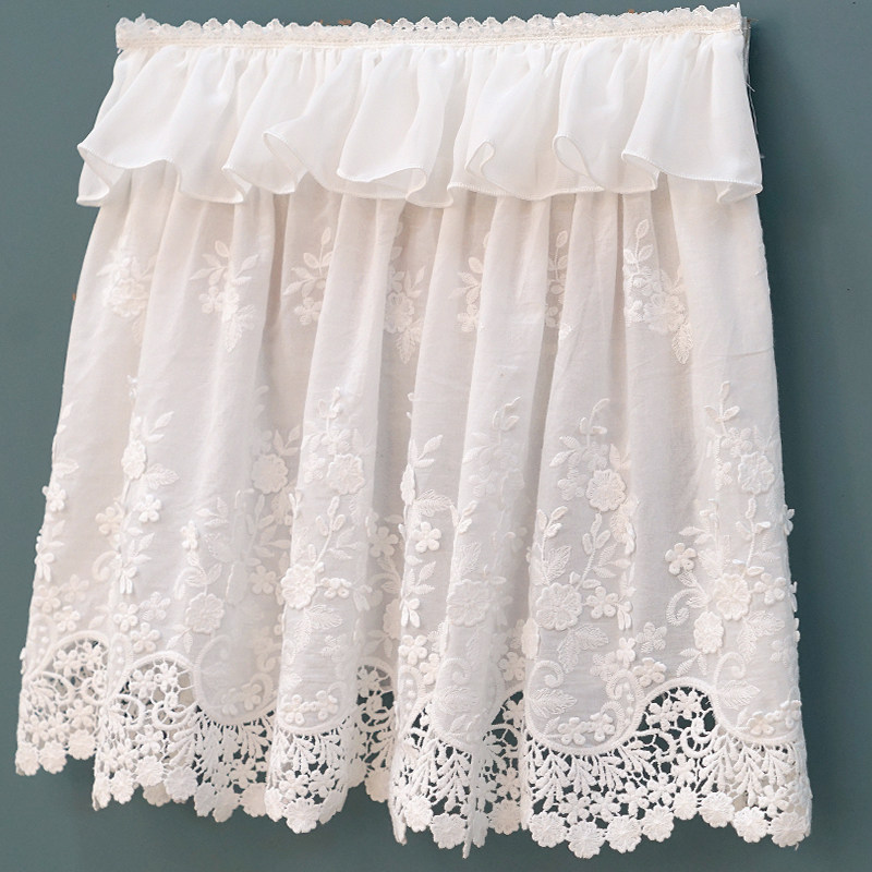 电表箱遮挡装饰帘免打孔黏贴电闸多媒体箱门铃装饰纱帘开关帘定制