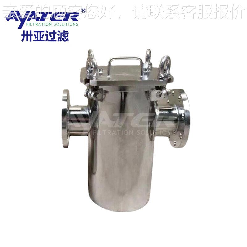 滤过污水理毛发4收集器RPO30不锈钢篮式过滤处器生产厂家滤材