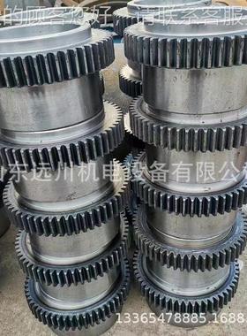 0皮带机内齿外齿800套8机00皮带机内外套 JS75减速内外齿套js4齿