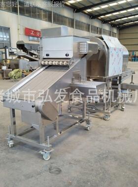 米花滚式 上粉机筒全自动盐酥鸡PJO块裹粉鸡设备 小黄鱼裹粉机