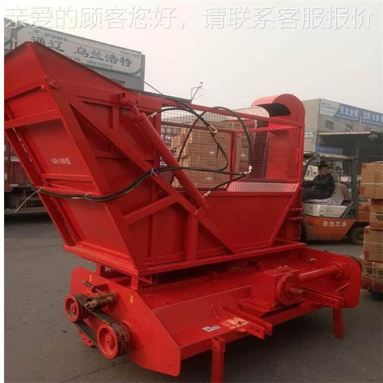 青贮饲XOG料收获机回 自卸式秆料 仓秸粉碎回收机玉米除尘秸秆收